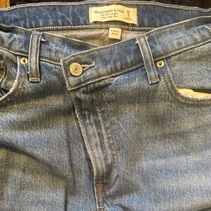 Assymetric waist Classic Blue Denim Jeans